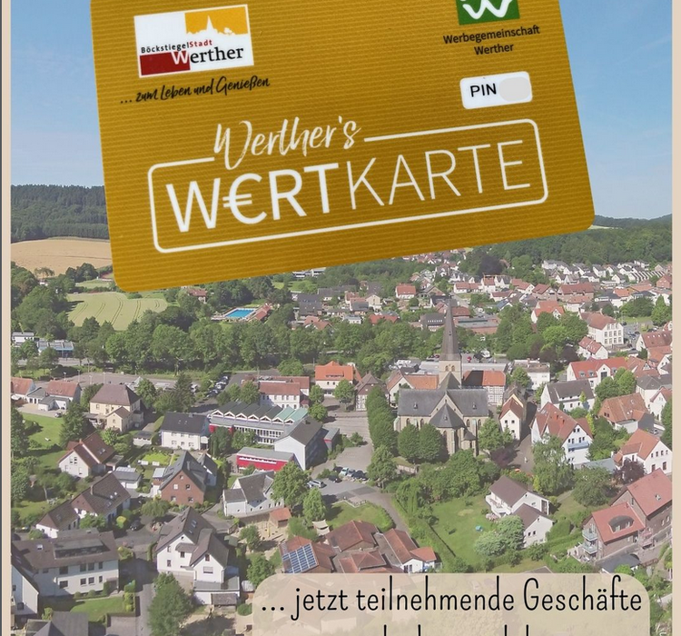 Die Wertkarte ist zu sehen.
