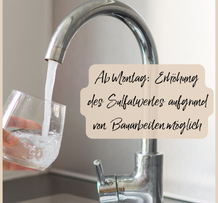 Erhöhter Sulfatwert möglich Erhöhter Sulfatwert möglich